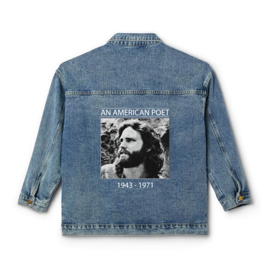 Discover Jim Morrison An American Poet Classic Women's Denim Jackets, The Doors Rock Classic Women's Denim Jackets,  Vintage Classic Women's Denim Jackets, Gift Classic Women's Denim Jackets, Vintage Classic Women's Denim Jackets