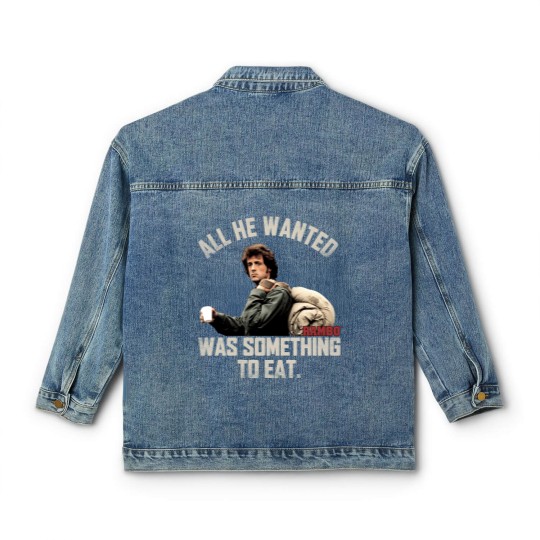 Discover Rambo Something To Eat Classic Women's Denim Jackets