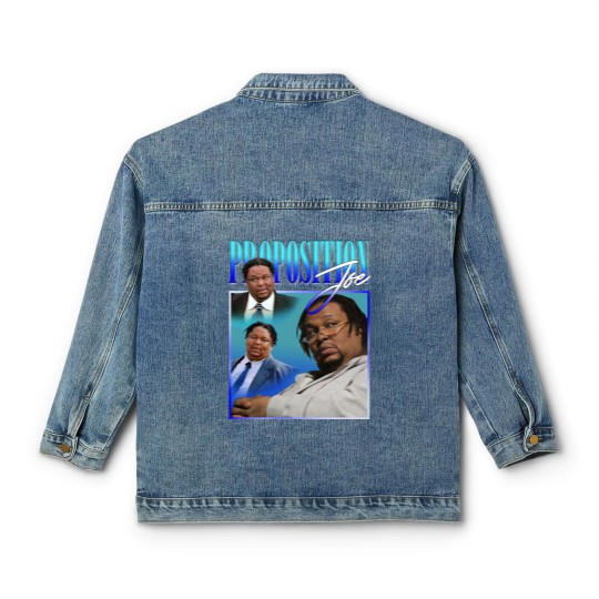 Discover The Wire Classic Women's Denim Jackets, Proposition Joe From The Wire Classic Women's Denim Jackets