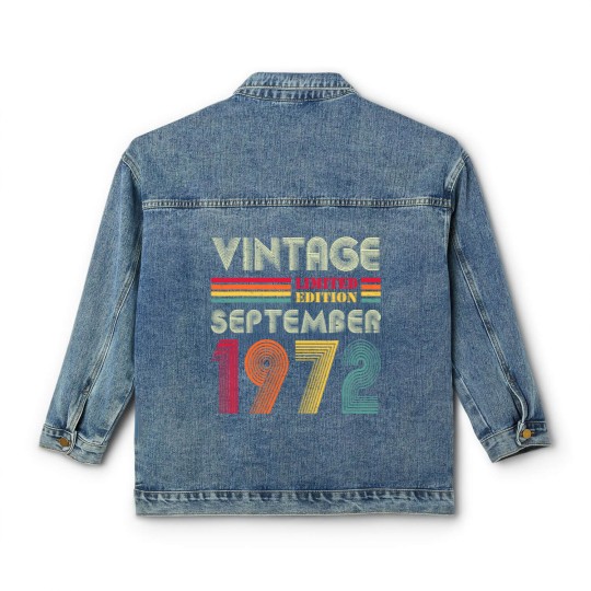 Discover 50 Year Old Vintage September 1972  Classic Women's Denim Jackets