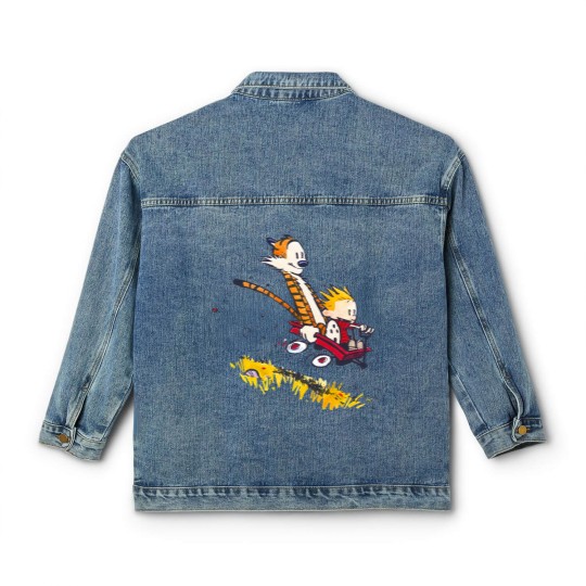 Discover Calvin and hobbes Kids Classic Women's Denim Jackets, Bill Watterson Unisex Kids Gift, Calvin and Hobbes books