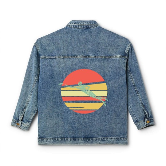 Discover Ultimate Frisbee Classic Women's Denim Jackets