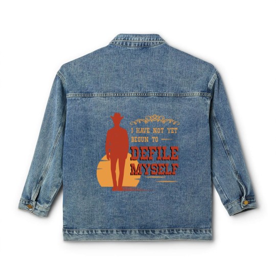 Discover western, western bear, doc holiday Classic Women's Denim Jackets