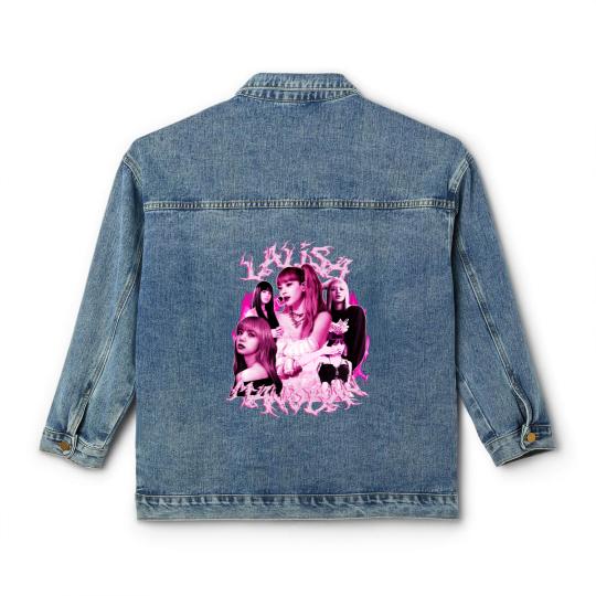Discover Lalisa Heavy Lisa Blackpink Vintage Classic Women's Denim Jackets, Blackpink Lalisa Manoban Merch