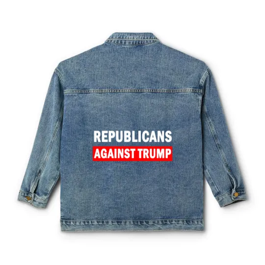 Discover Republicans Against Trump - Republicans Against Trump - Classic Women's Denim Jackets