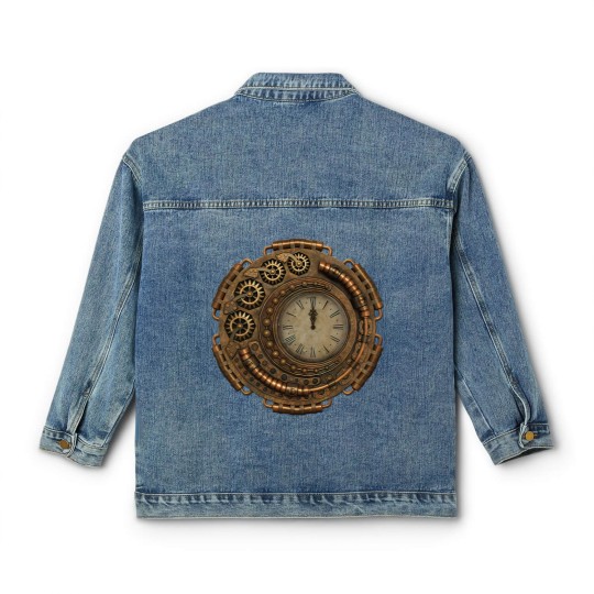 Discover Steampunk Clock Classic Women's Denim Jackets