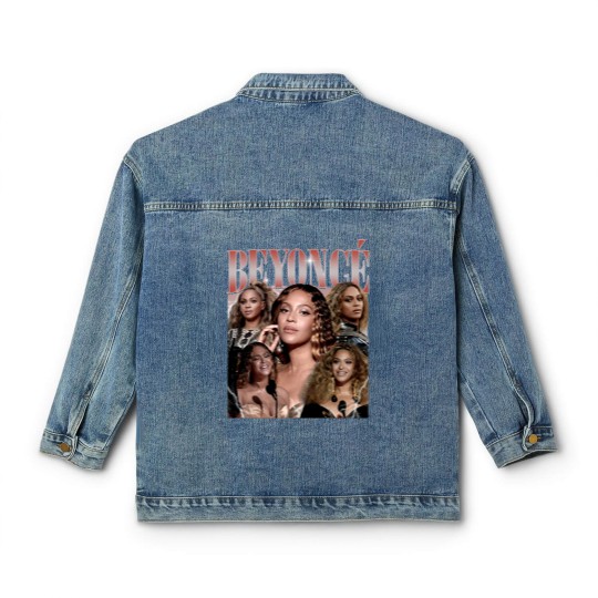 Discover Renaissance Beyonce 90s Vintage Classic Women's Denim Jackets, Beyonc Fan Classic Women's Denim Jackets
