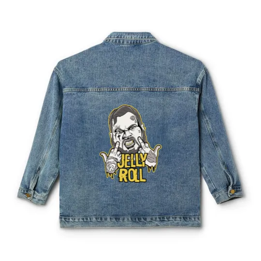 Discover Jelly Roll Classic Women's Denim Jackets, Jelly Roll Concert Classic Women's Denim Jackets