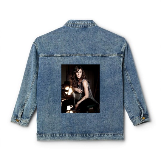 Discover Alanis Morissette Classic Women's Denim Jackets, Birthday Gift, 90s vintage Music Classic Women's Denim Jackets