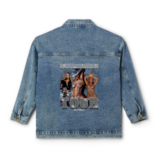 Discover Beyonce tour Classic Women's Denim Jackets, renaissance world tour, beyonce renaissance tour Classic Women's Denim Jackets