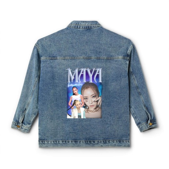 Discover XG Maya Retro graphic 90s Classic Women's Denim Jackets