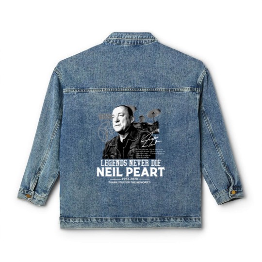 Discover Neil Peart Legends Never Die Classic Women's Denim Jackets