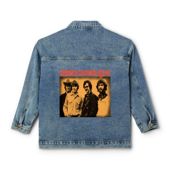 Discover Creedence clearwater revival Vintage Classic Women's Denim Jackets