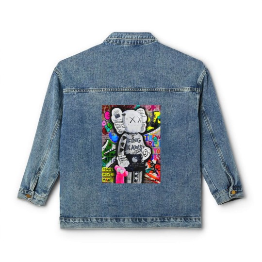Discover Kaws Classic Women's Denim Jackets, Kaws Classic Women's Denim Jackets, Kaws Classic Women's Denim Jackets, Hypebeast Clothing