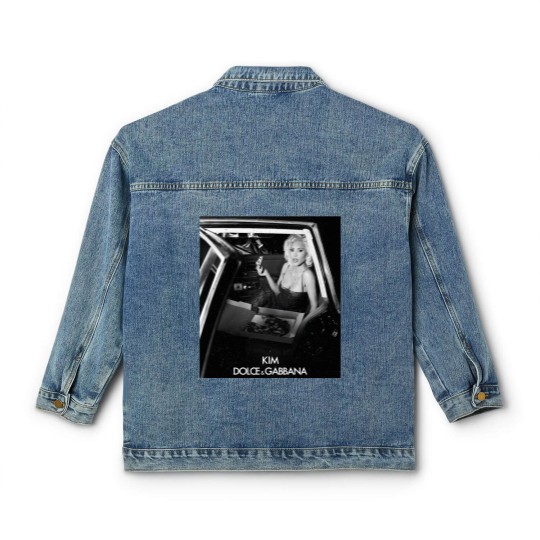 Discover CIAO Kim Pizza Classic Women's Denim Jackets, Kim Kardashian Classic Women's Denim Jackets