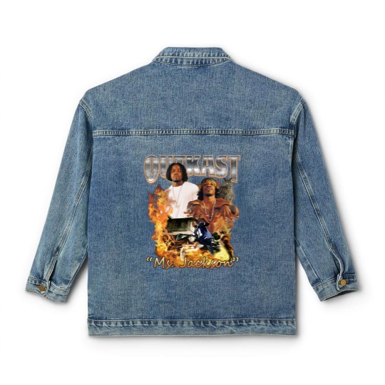 Discover Outkast Ms. Jackson Rap Classic Women's Denim Jackets, Outkast Rap 90s Vintage Retro Classic Graphic Classic Women's Denim Jackets