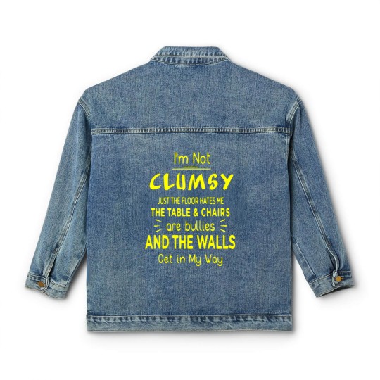 Discover I'm not clumsy Classic Women's Denim Jackets