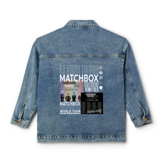 Discover Matchbox 20 Music Classic Women's Denim Jackets, Vintage Matchbox 20 Classic Women's Denim Jackets, Summer 2023 Tour Album