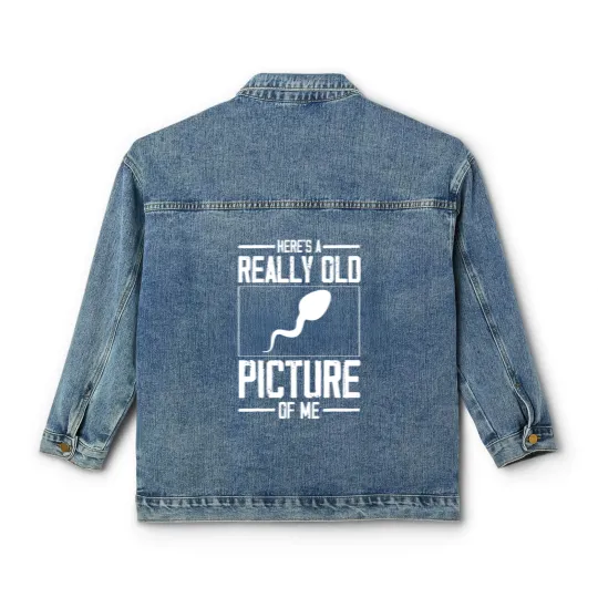 Discover Here's a really old picture of me Classic Women's Denim Jackets