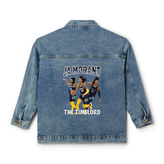 Discover The Timelord Ja Morant Memphis Grizzlies Ja Morant Classic Women's Denim Jackets, Morant Classic Women's Denim Jackets, Ja Morant Grizzlies