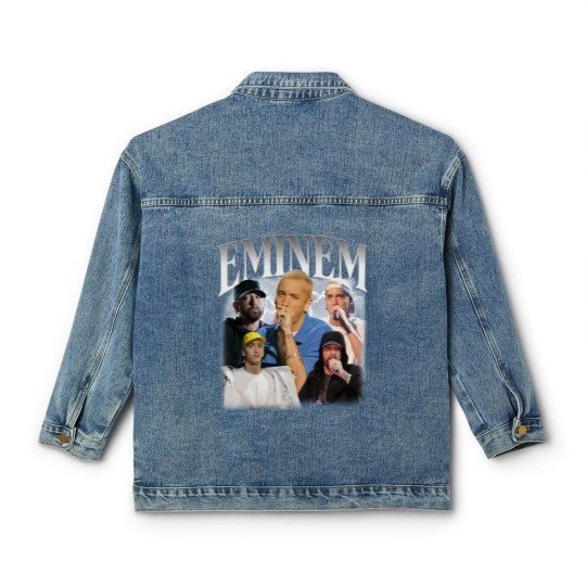 Discover Eminem Classic Women's Denim Jackets, Classic 90s Graphic Classic Women's Denim Jackets