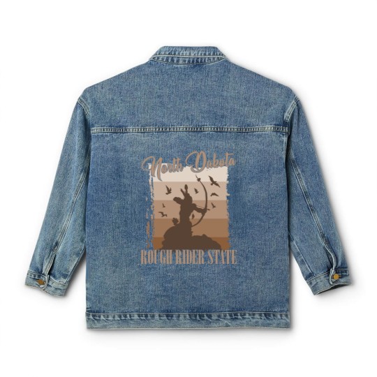 Discover North Dakota usa state gift Classic Women's Denim Jackets