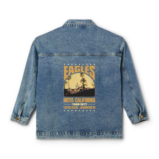 Discover Eagles Hotel California Classic Women's Denim Jackets