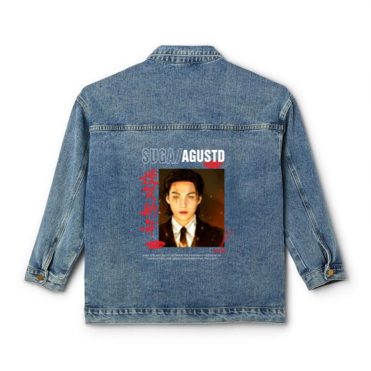 Discover Bts Suga Classic Women's Denim Jackets,AGUSTDshirt,AGUSTDmerch,Bts suga unisex Classic Women's Denim Jackets,Min yoongi Classic Women's Denim Jackets