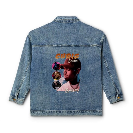 Discover Chris Brown Under The Influence Tour Cotton Classic Women's Denim Jackets