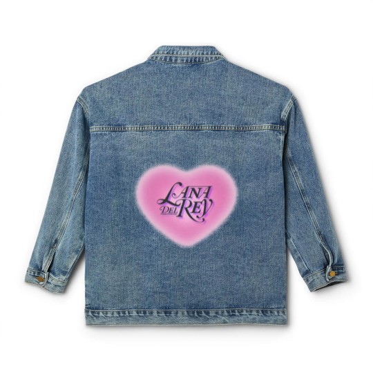 Discover Lana Del Rey Classic Women's Denim Jackets (Pink Heart), Born To Die Classic Women's Denim Jackets