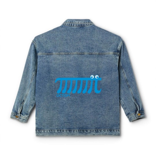 Discover Pi, Math, Mathematics, Octopi, Number, Octopus Classic Women's Denim Jackets