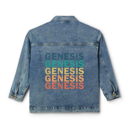 Discover Genesis Name Classic Women's Denim Jackets - Genesis Vintage Retro Name Gift Item Classic Women's Denim Jackets - Genesis - Classic Women's Denim Jackets