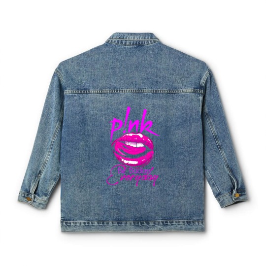 Discover Pink Be Badass Every Day Classic Women's Denim Jackets, Pink Summer Carnival 2023 Classic Women's Denim Jackets