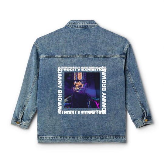 Discover Atrocity Exhibition Danny Brown Album Cover Classic Women's Denim Jackets | Danny Brown Hip Hop Classic Women's Denim Jackets