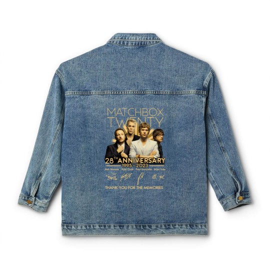 Discover 28 Years Of Matchbox Twenty Band Classic Women's Denim Jackets
