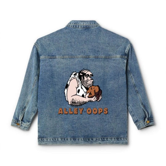Discover Bowling Alley Oops Classic Women's Denim Jackets
