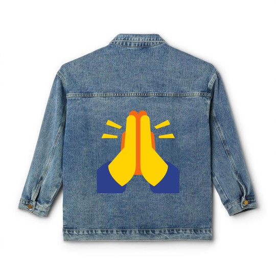Discover Pray Emojis Classic Women's Denim Jackets