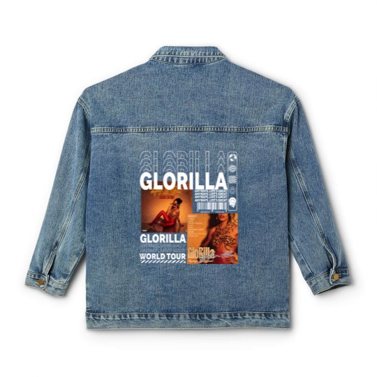 Discover Glorilla Rap Classic Women's Denim Jackets, Hiphop 90s Vintage Merch Hot 97 Summer Jam Tour 2023 Classic Women's Denim Jackets
