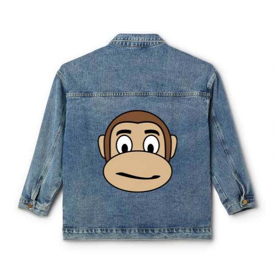 Discover Monkey Emoji - skeptical Classic Women's Denim Jackets