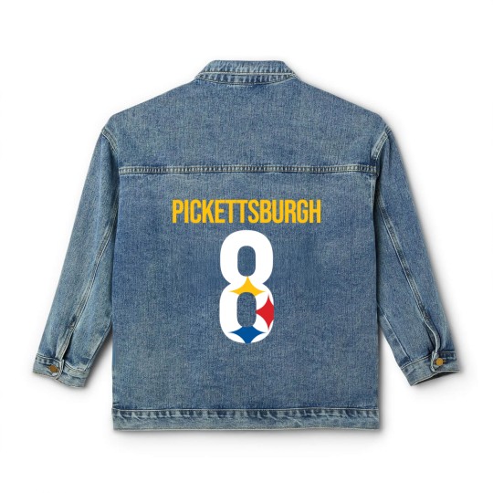 Discover Kenny Pickett  Pickettsburgh Football Classic Women's Denim Jackets