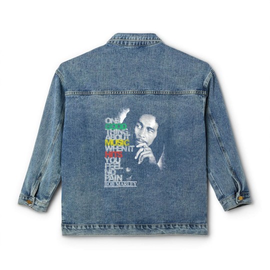 Discover Bob Marley Classic Women's Denim Jackets Zion Classic Women's Denim Jackets