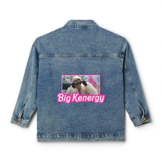 Discover I am Kenough Big Kenergy Classic Women's Denim Jackets, Barbie Inspired Classic Women's Denim Jackets
