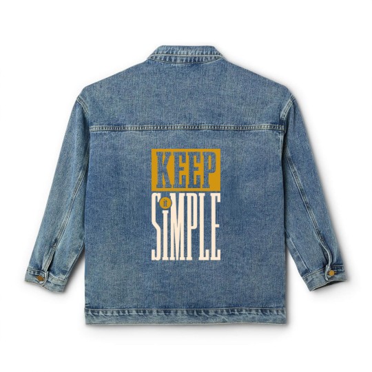 Discover KEEP IT SIMPLE - Simple - Classic Women's Denim Jackets