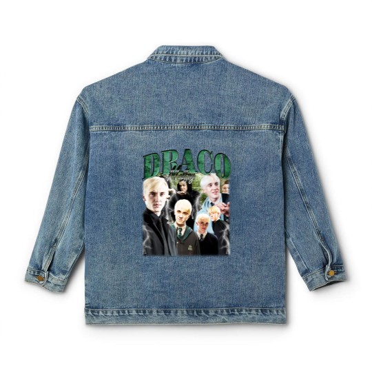 Discover Tom Felton 90s Vintage Classic Women's Denim Jackets, Draco Malfoy Classic Women's Denim Jackets, Draco Malfoy Merch, Harry Potter
