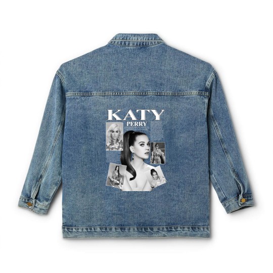 Discover Katy Perry Music Classic Women's Denim Jackets, Katy Perry Music Pop Classic Women's Denim Jackets, Katy Perry Concert 2023 Retro Gift