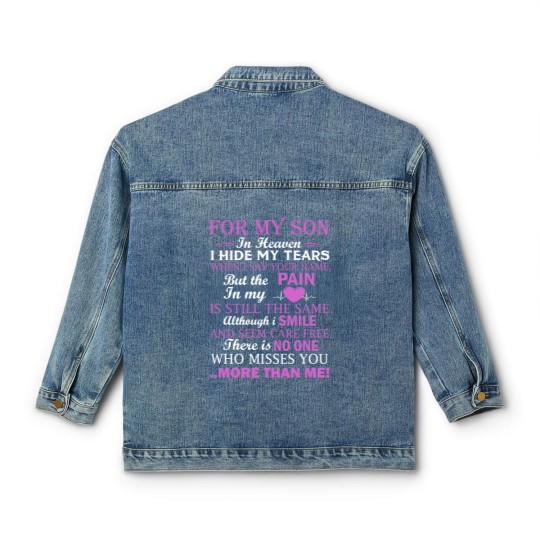 Discover For My Son In Heaven Classic Women's Denim Jackets