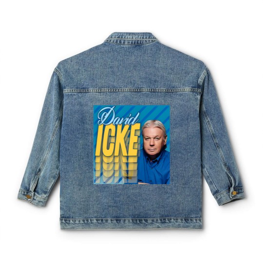 Discover David Icke #4 ///// New Age 90s Homage - David Icke - Classic Women's Denim Jackets