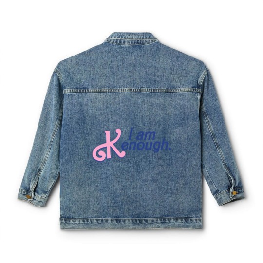 Discover i am kenough Classic Women's Denim Jackets, i am kenough Classic Women's Denim Jackets, I am kenough Classic Women's Denim Jackets, tie dye Ken Classic Women's Denim Jackets, Kenough Classic Women's Denim Jackets, barbi Classic Women's Denim Jackets, barbi movie, I am enough Classic Women's Denim Jackets