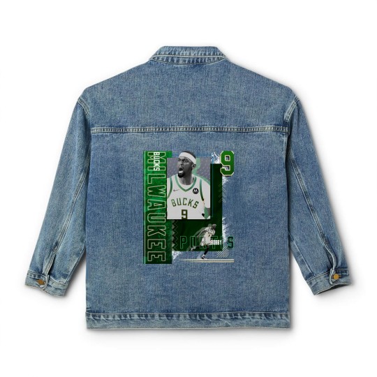 Discover Bobby Portis Basketball Paper Poster Bucks 2 - Bobby Portis - Classic Women's Denim Jackets