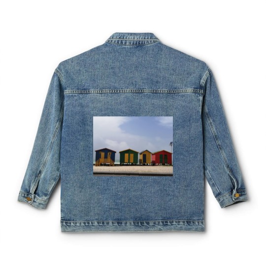 Discover Beach Huts in Cape Town Classic Women's Denim Jackets